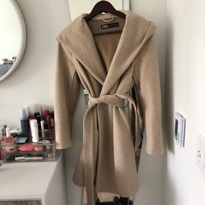 Zara cream colour coat